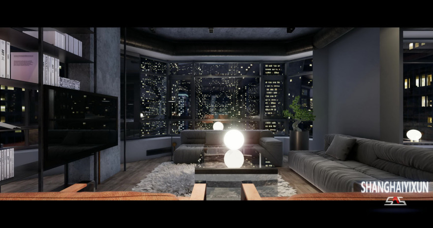 上海一巽 2018·虚幻 4 游戏引擎打造的高质量室内设计-11