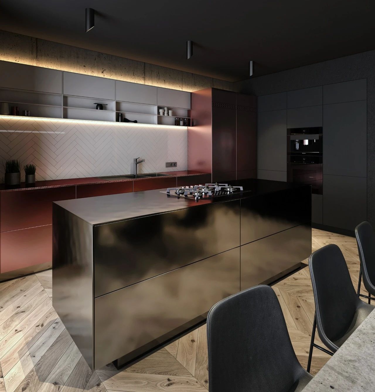 深色系的雅致空间-2