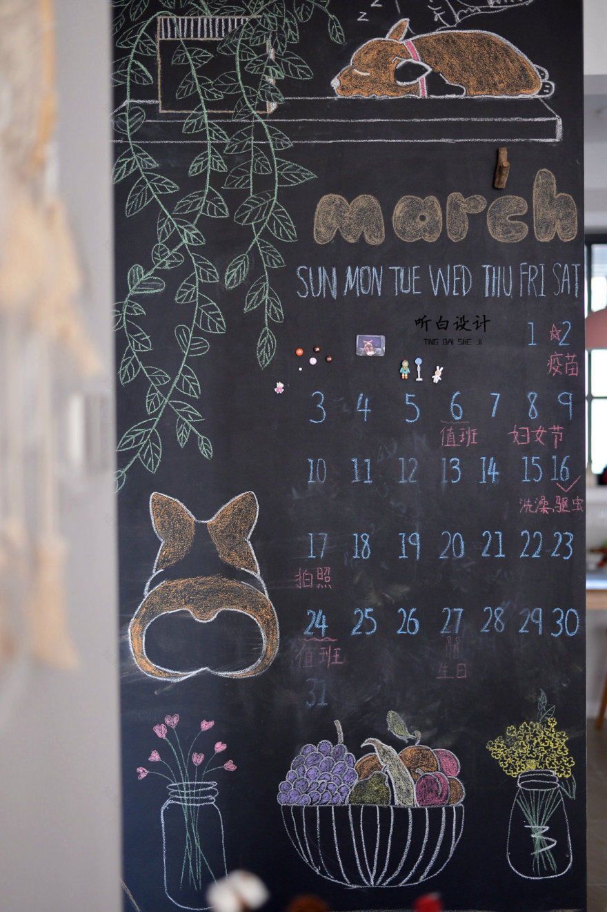 127 平日式混北欧婚房,储物充足、柯基空间足够-46