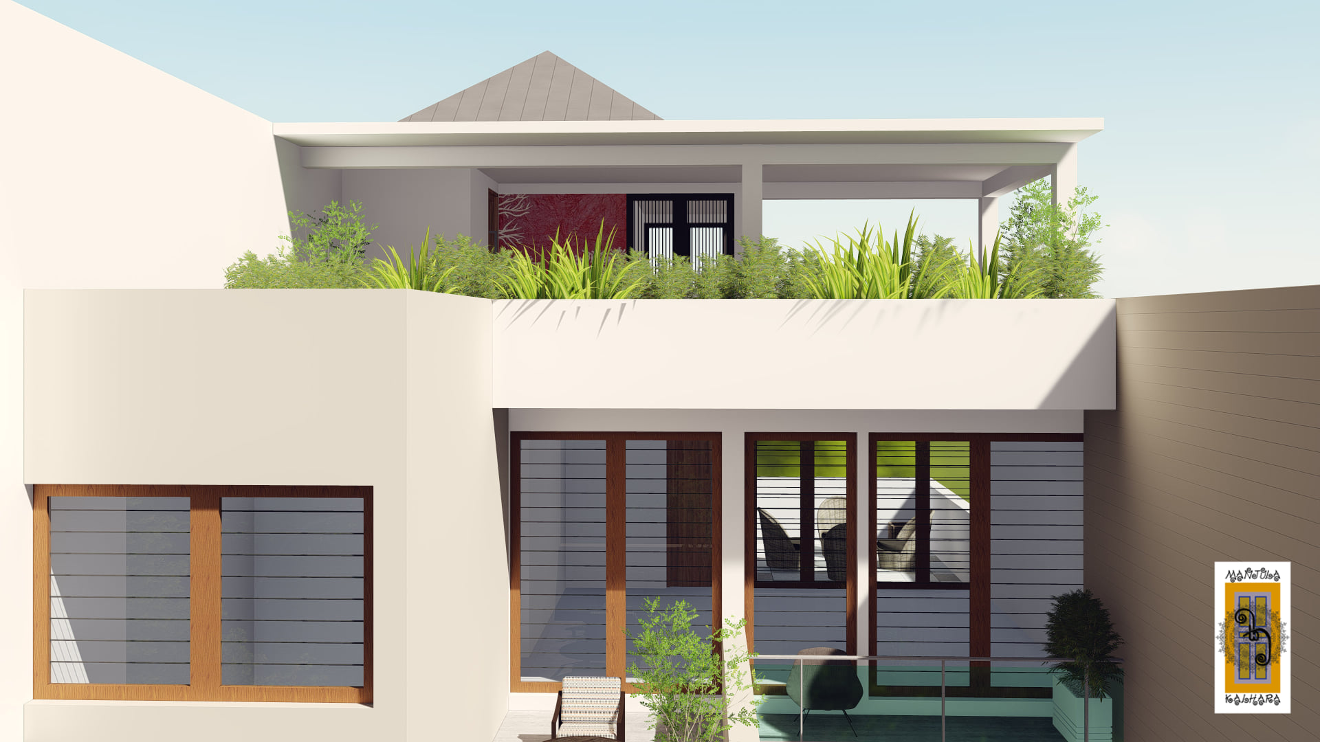 "斯里兰卡 Battaramulla 别墅 | 现代极简主义的完美体现"-34