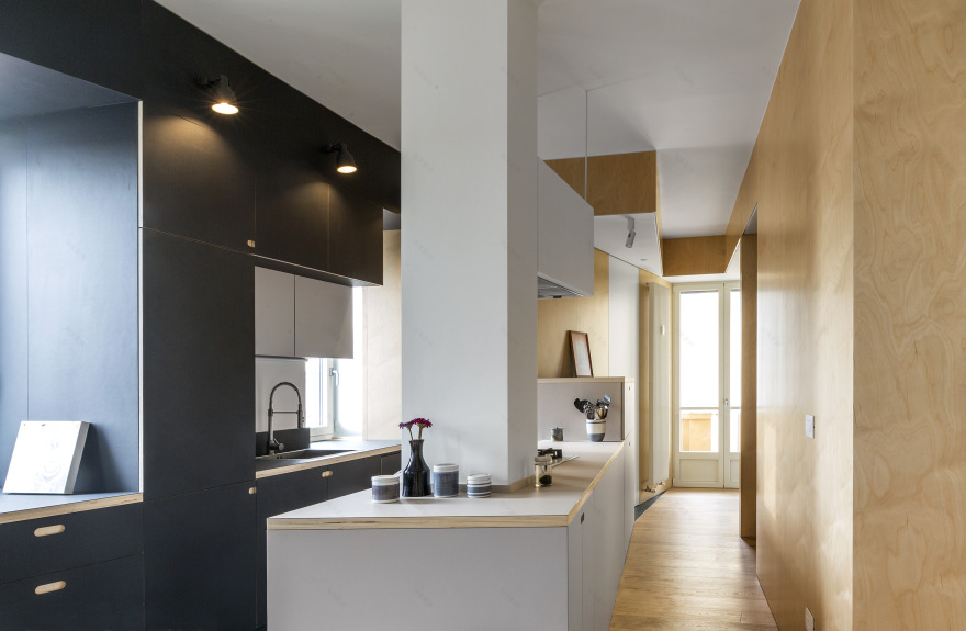 意式轻盈木质气球框架公寓-2