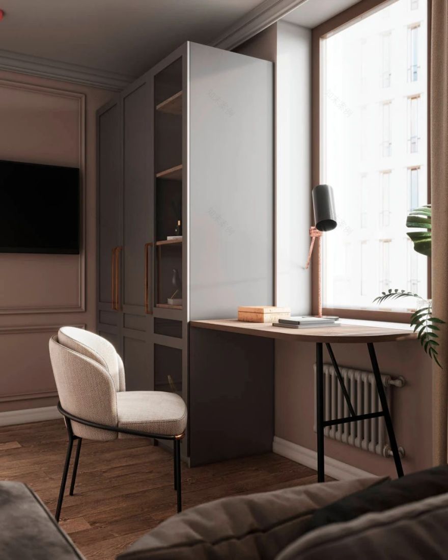 Mossebo 设计团队打造大气一居室,古典与现代完美融合-65