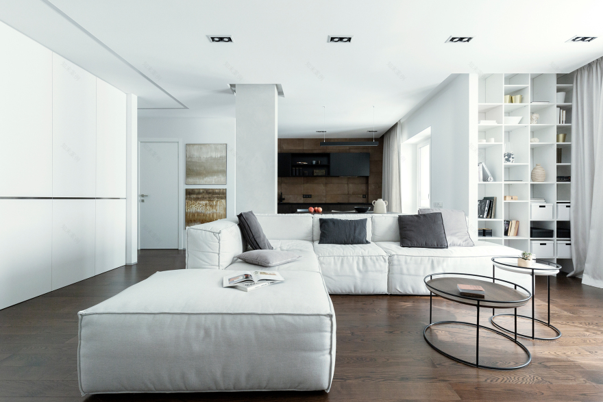 动感生活公寓 | 大胆现代,功能齐全-1