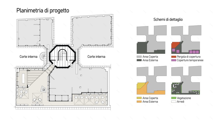 罗马办公空间改造 | 铁路枢纽旁的绿色全景办公区-13