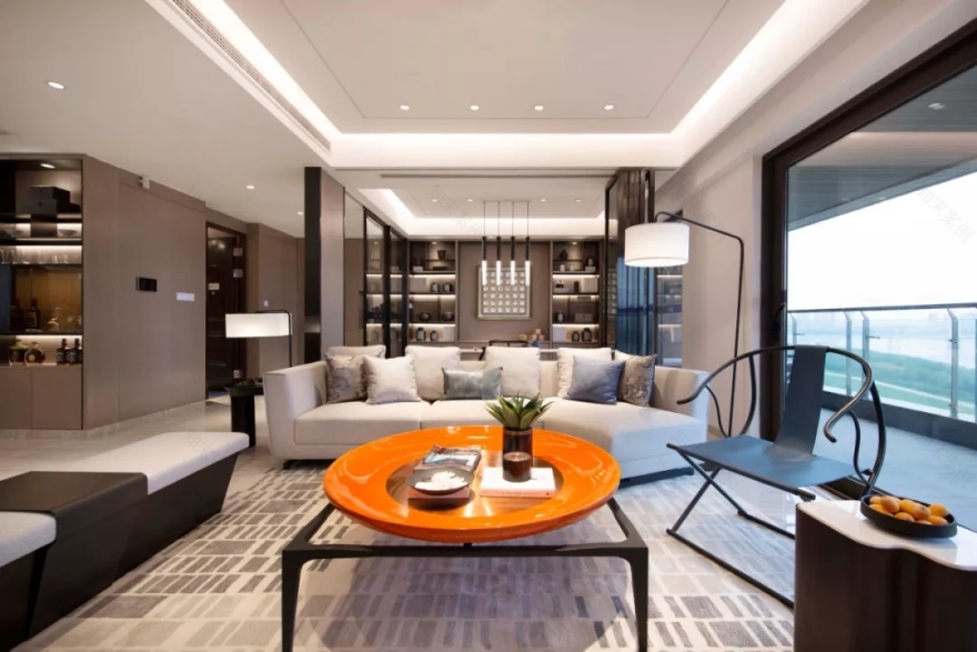 大户型优雅炫富设计,私密空间与公共空间完美平衡-5