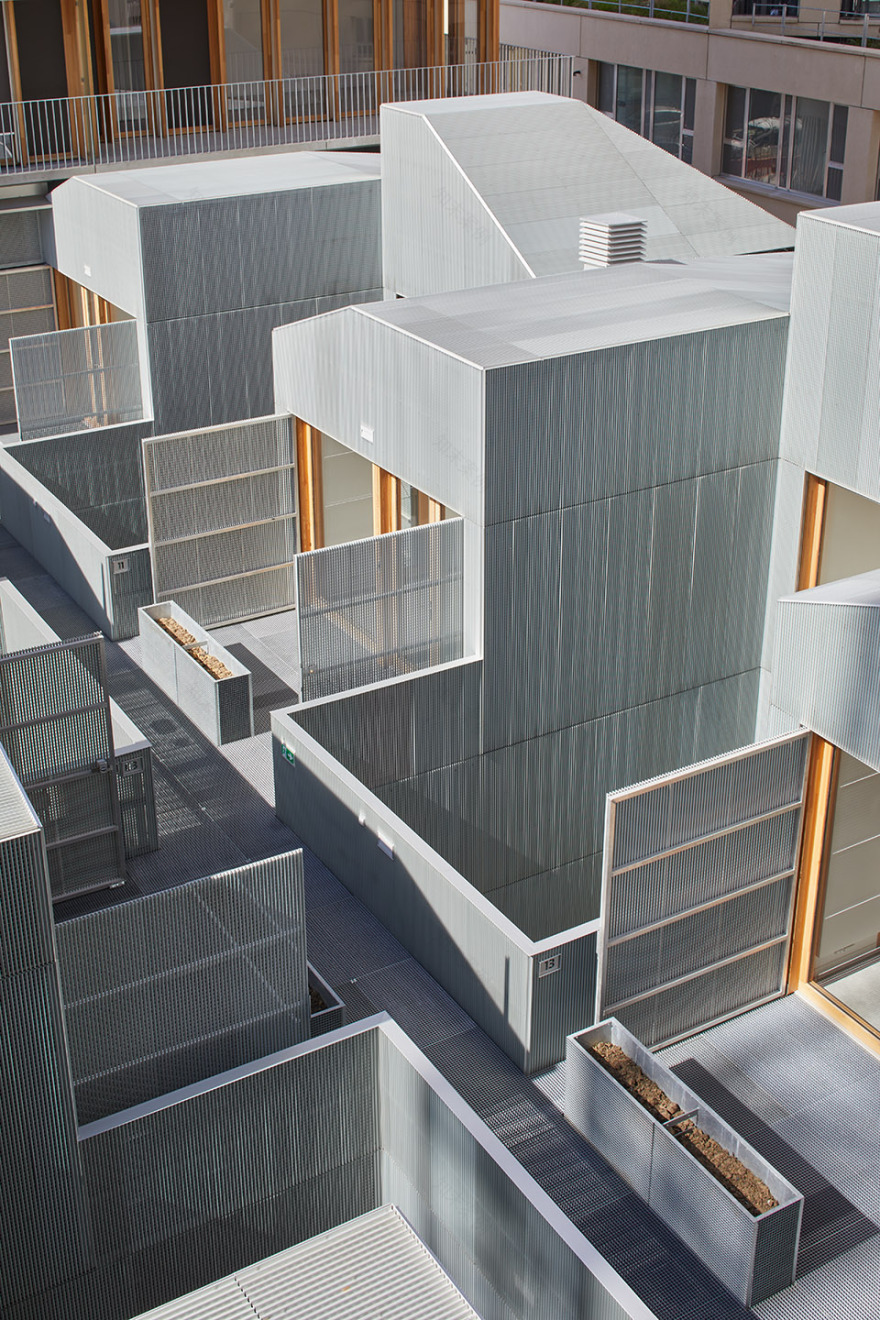 巴黎统一和谐低层区与高度多样高层区的住宅设计丨法国巴黎-14