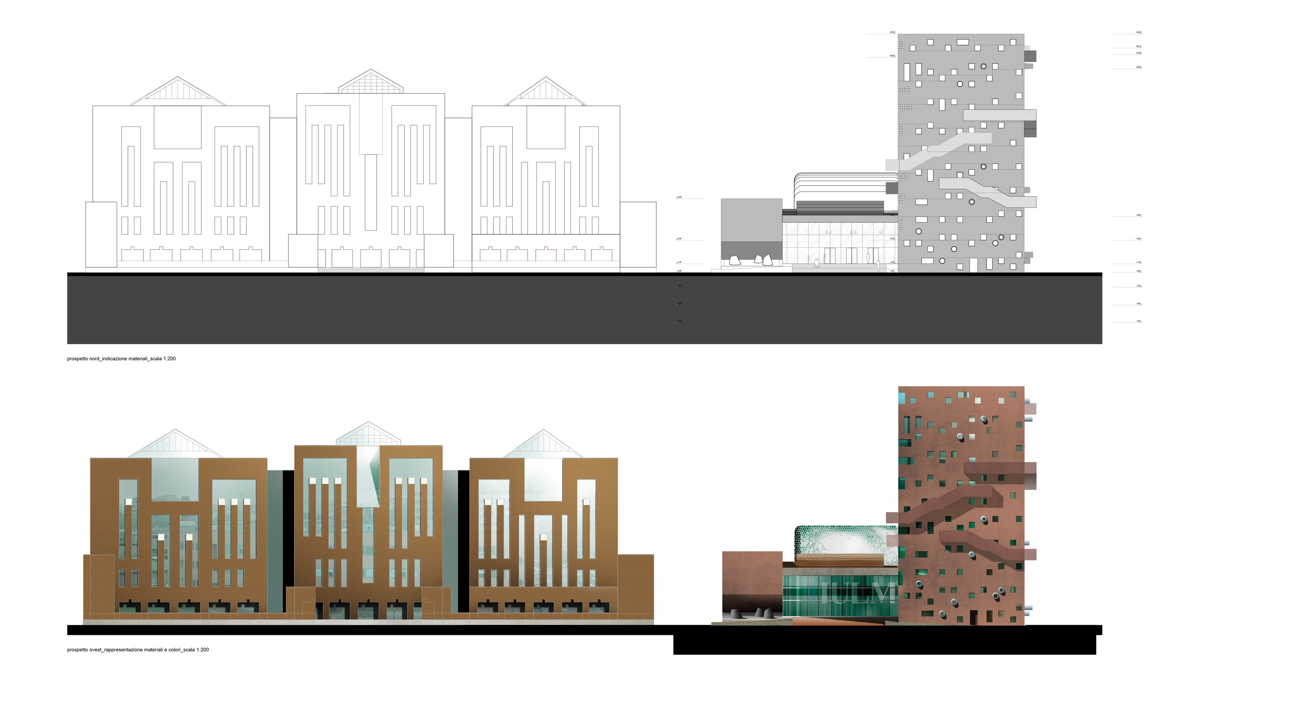 米兰郊区新建筑 | 知识传递中心的绿色 ceramic 大厅-34