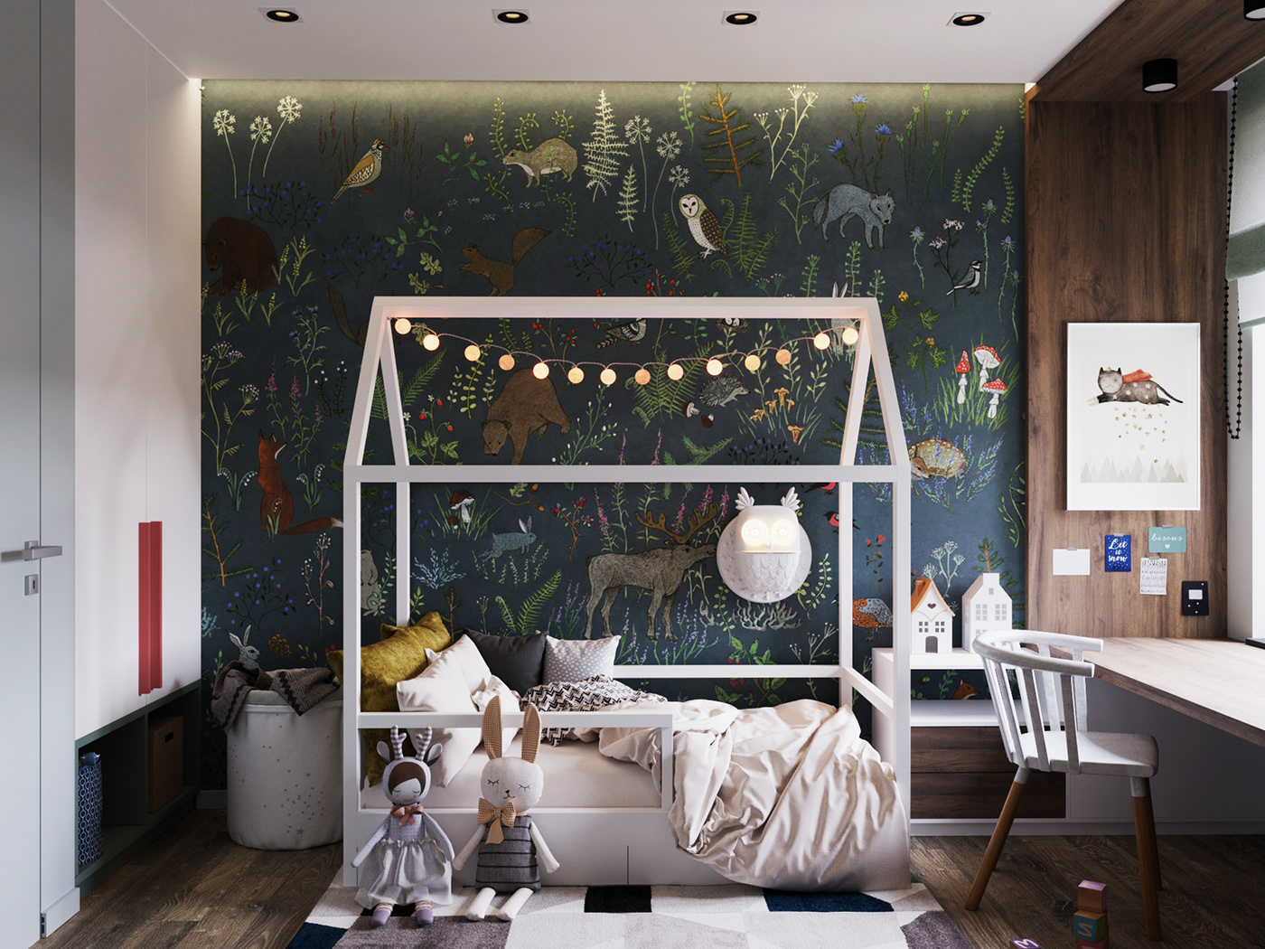 童趣设计，打造温馨儿童房-1