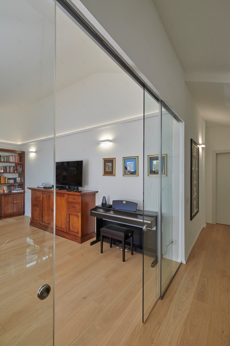 意大利 Vimercate 私人住宅照明设计丨Bianchessi-28