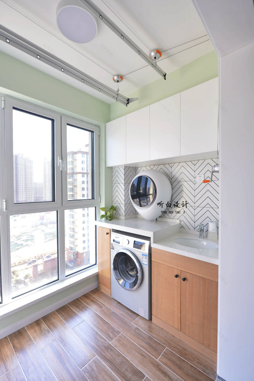 127 平日式混北欧婚房,储物充足、柯基空间足够-37