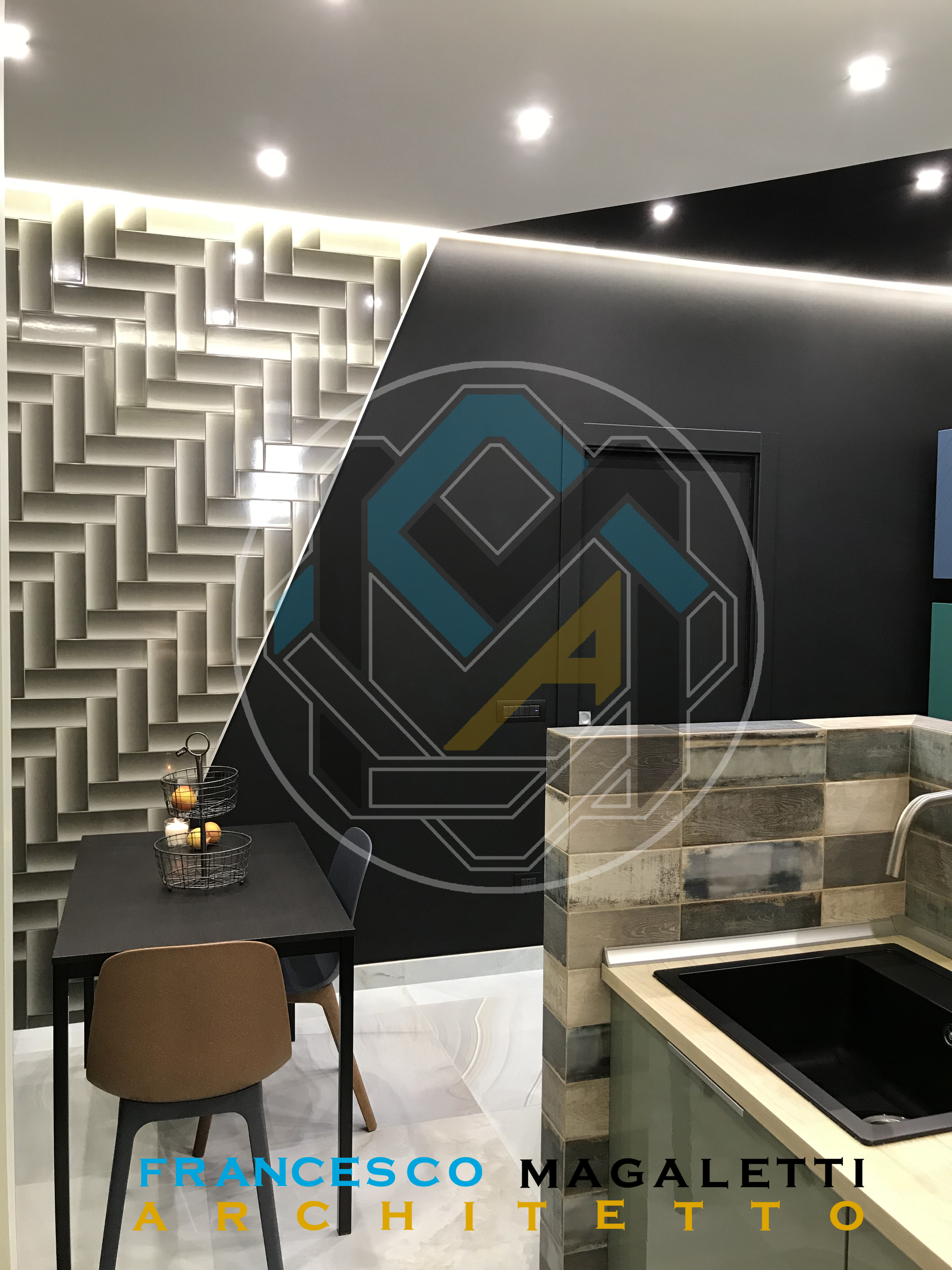 绿蓝黑三色协奏，音乐家公寓变身记-1