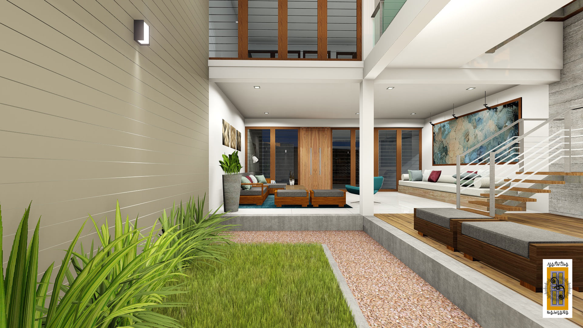 "斯里兰卡 Battaramulla 别墅 | 现代极简主义的完美体现"-29