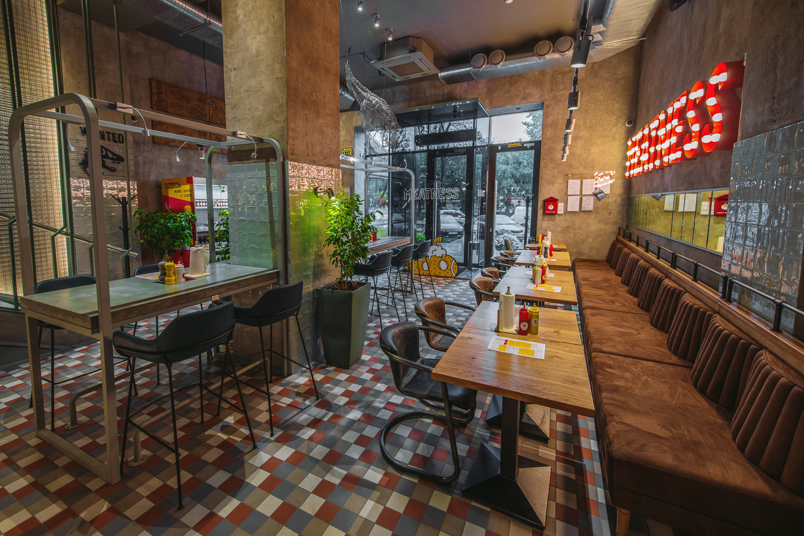 Детали Конструкций丨咖啡店丨Cafe "Meatness"-7