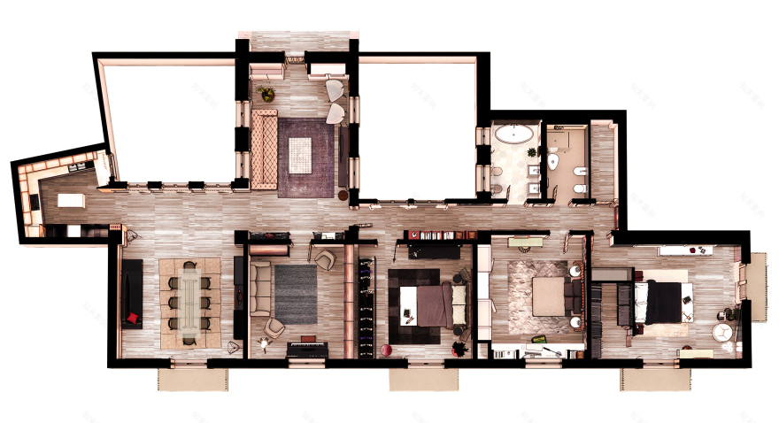 现代与古典的完美融合——Palermo 城市中心豪华公寓设计-0