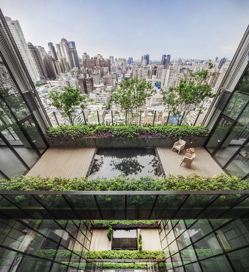 Sky Green住宅综合体，台中/城市中心的静谧花园-78