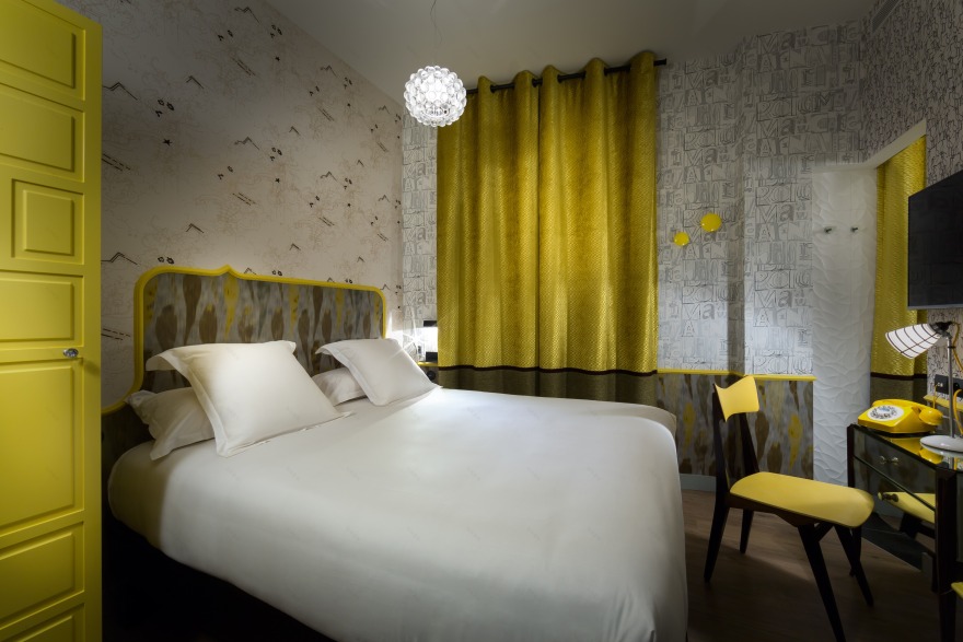 巴黎彩色艺术酒店“红蜡笔”-11