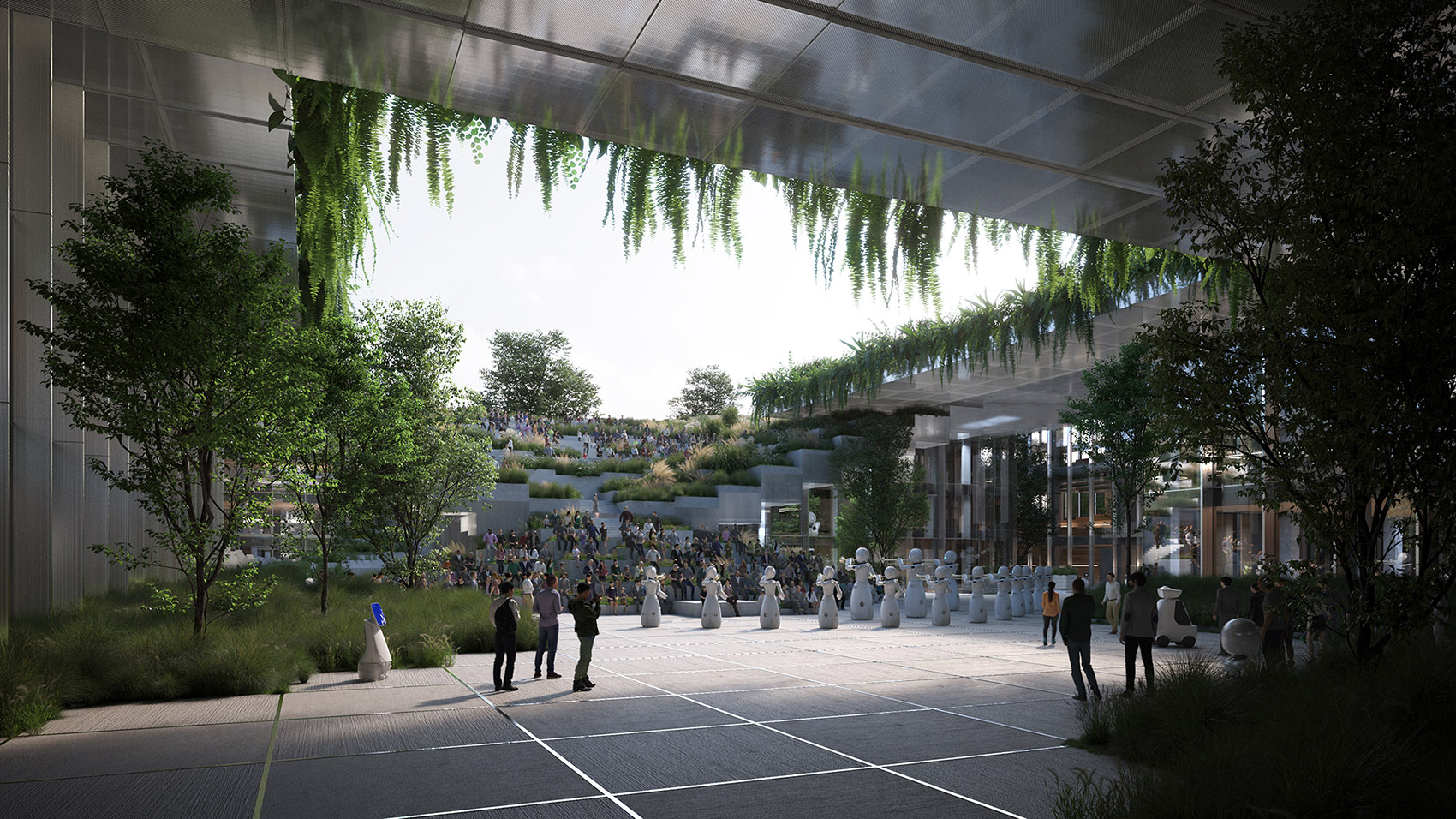 BIG公布特斯联科技AI CITY重庆项目设计方案/由高精尖科技支撑的未来之城-31