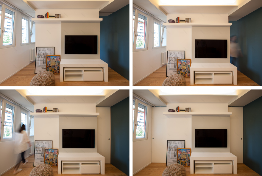 罗马南郊公寓的灵动空间设计-4