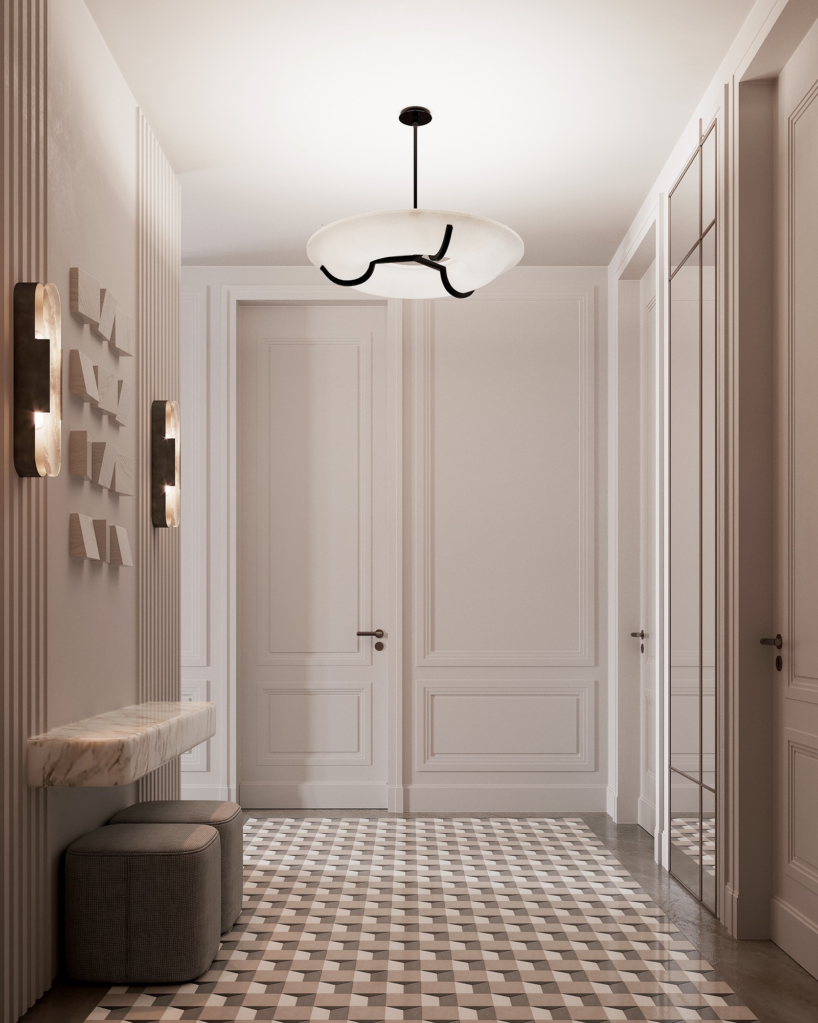 莫斯科法式极简公寓丨俄罗斯莫斯科丨ABarchitects 工作室-17