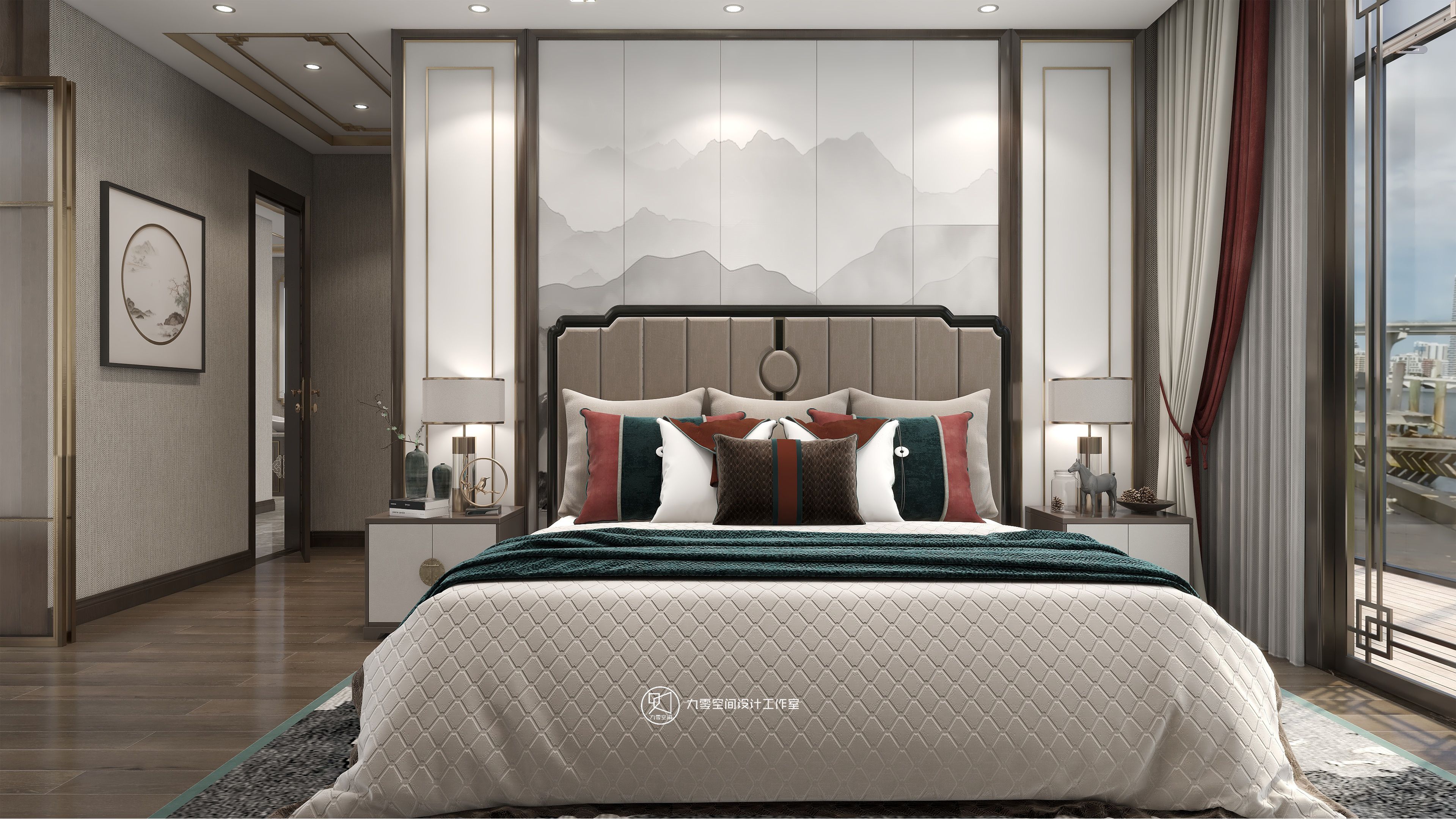 90空间《莫问归期》165平方新中式，回归安静，享受自然本身的恬静！-21