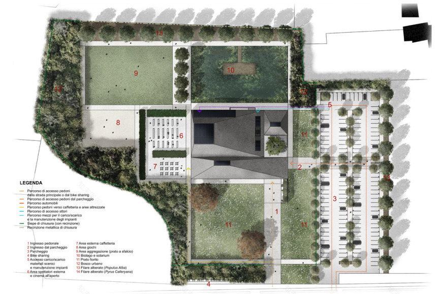 意大利阿尔比涅塞戈剧院与公园设计-6