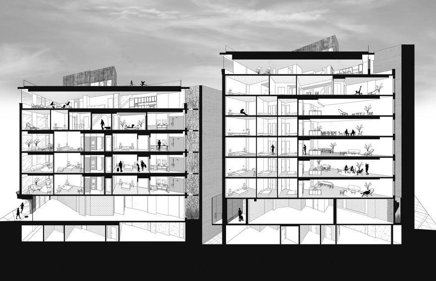 100 Franklin 住宅楼丨美国纽约丨Palette Architecture-68