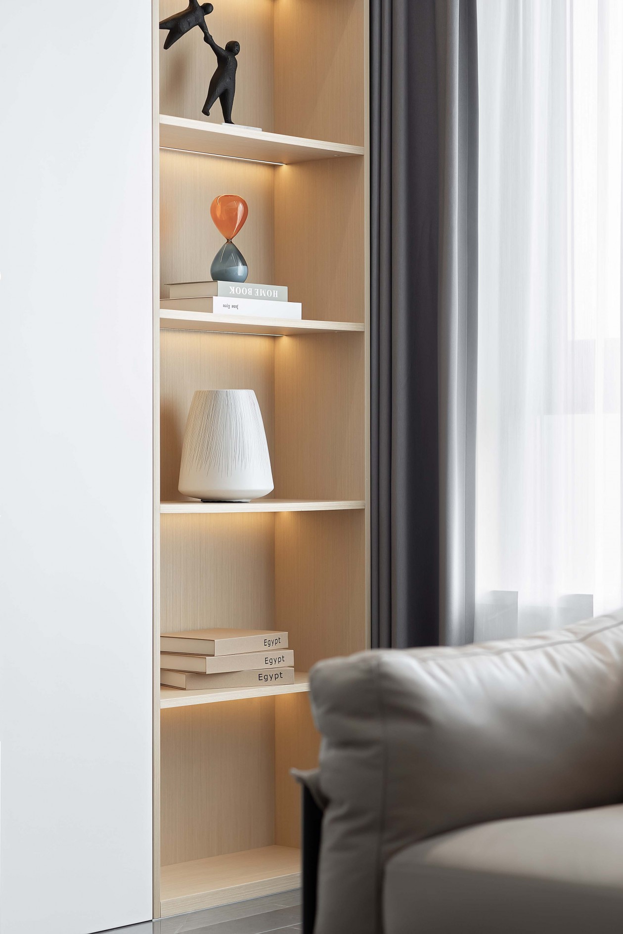 新湖海德公园现代简约家居设计，160㎡三室两厅的温馨空间-13