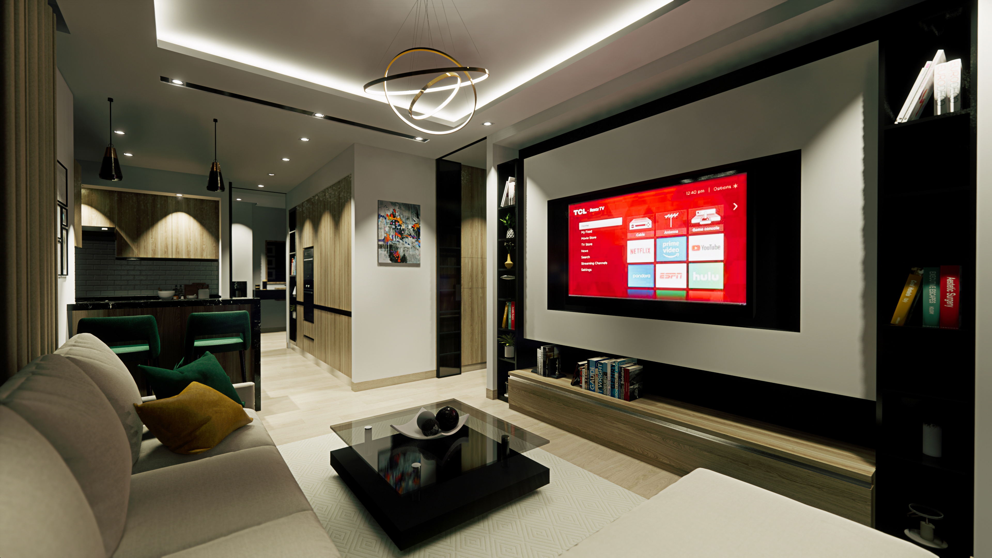 巴黎 S+4 平层公寓翻新设计-2