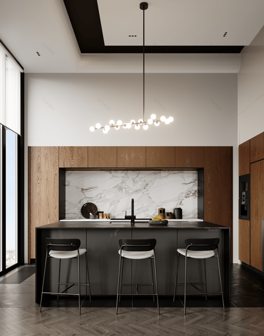 莫斯科顶层复式豪宅,现代风格演绎温馨高级生活-10