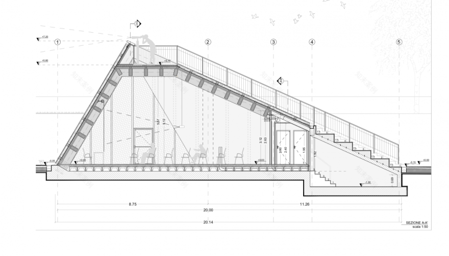 震后重生 · 意大利多功能中心融入山景-17