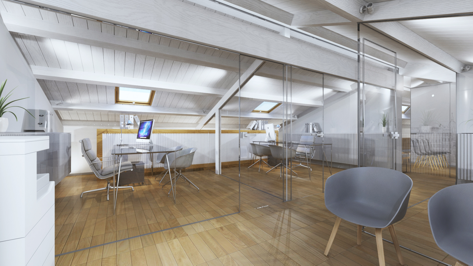 历史中心的小型办公室设计-2