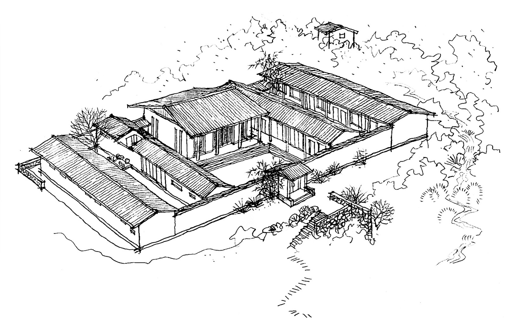 山禅水定 · 福建龙岩大和禅院扩建设计丨中国龙岩丨上海善祥建筑设计公司-287