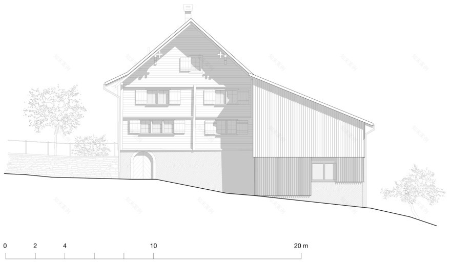 瑞士百年农舍变现代宜居双居室丨kit-59