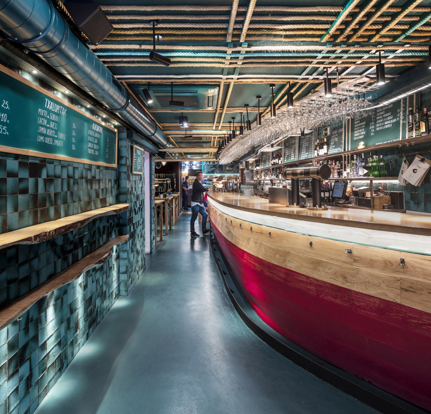 TXALUPA GASTROLEKU 餐厅酒吧设计-17