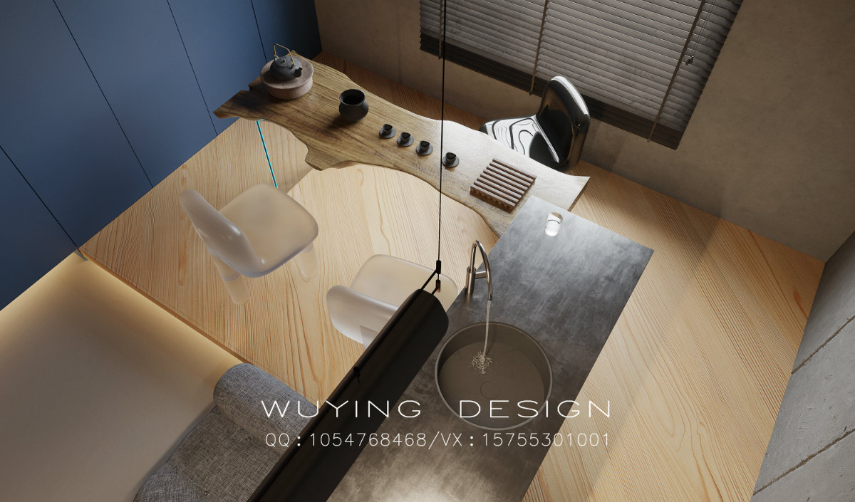 WYD/单身公寓现代风格/無影设计表现-5