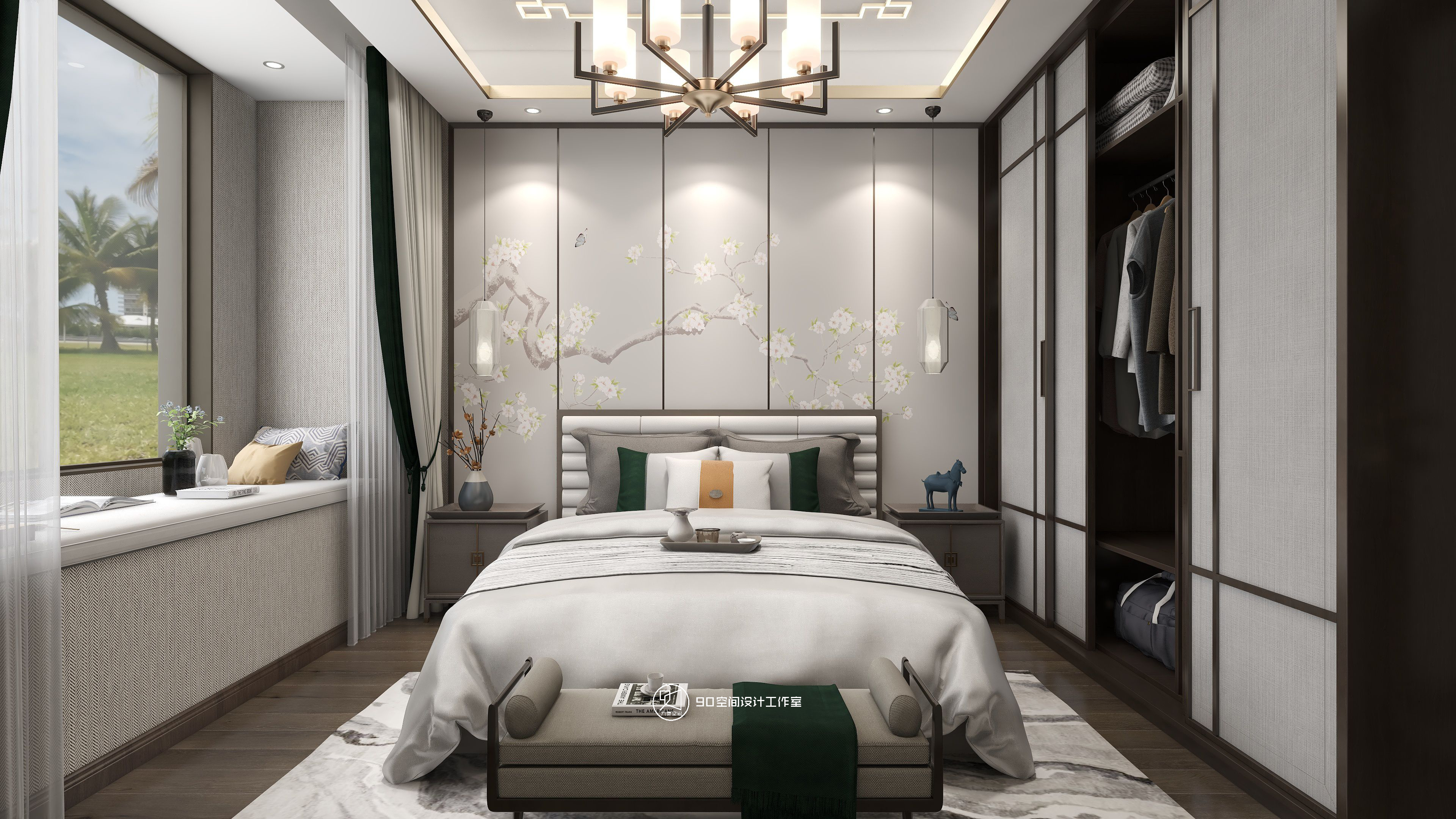 90空间《莫问归期》165平方新中式，回归安静，享受自然本身的恬静！-29