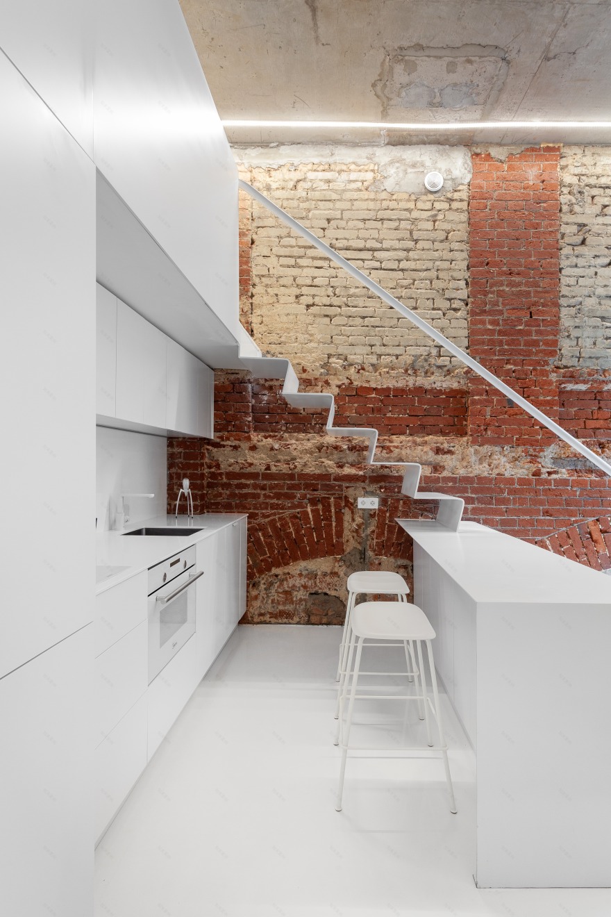 莫斯科 27㎡复古工业风公寓设计丨俄罗斯莫斯科丨Anton Lysko,Anastasia Zaytseva-6