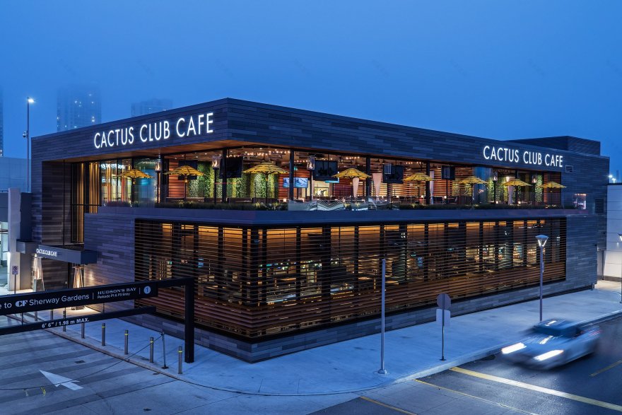 Cactus Club Cafe 旗舰店 | 温哥华设计团队打造的双层西餐厅-13