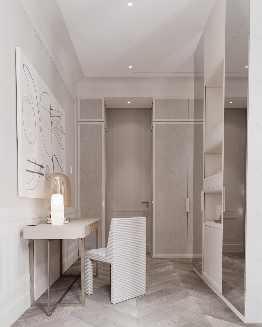 莫斯科法式极简公寓丨俄罗斯莫斯科丨ABarchitects 工作室-48