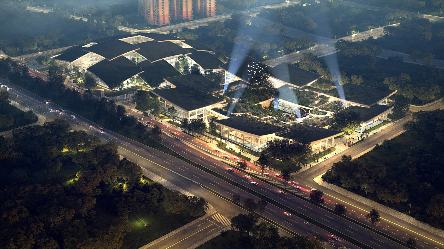 BIG公布特斯联科技AI CITY重庆项目设计方案/由高精尖科技支撑的未来之城-44