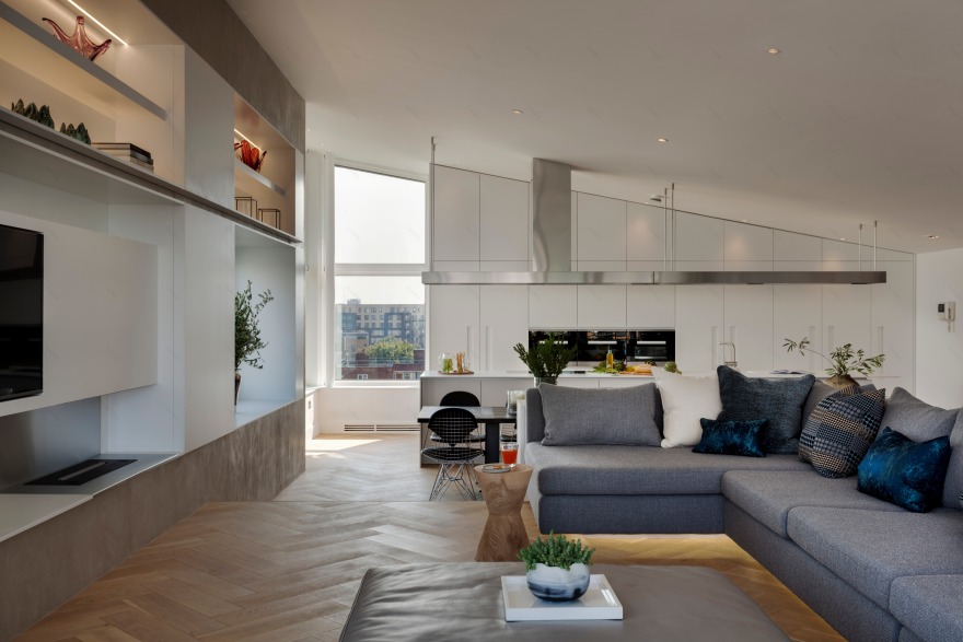 伦敦 BERMONDSEY WALL 二层复式公寓,FORMstudio 打造惊艳河畔景观空间-5