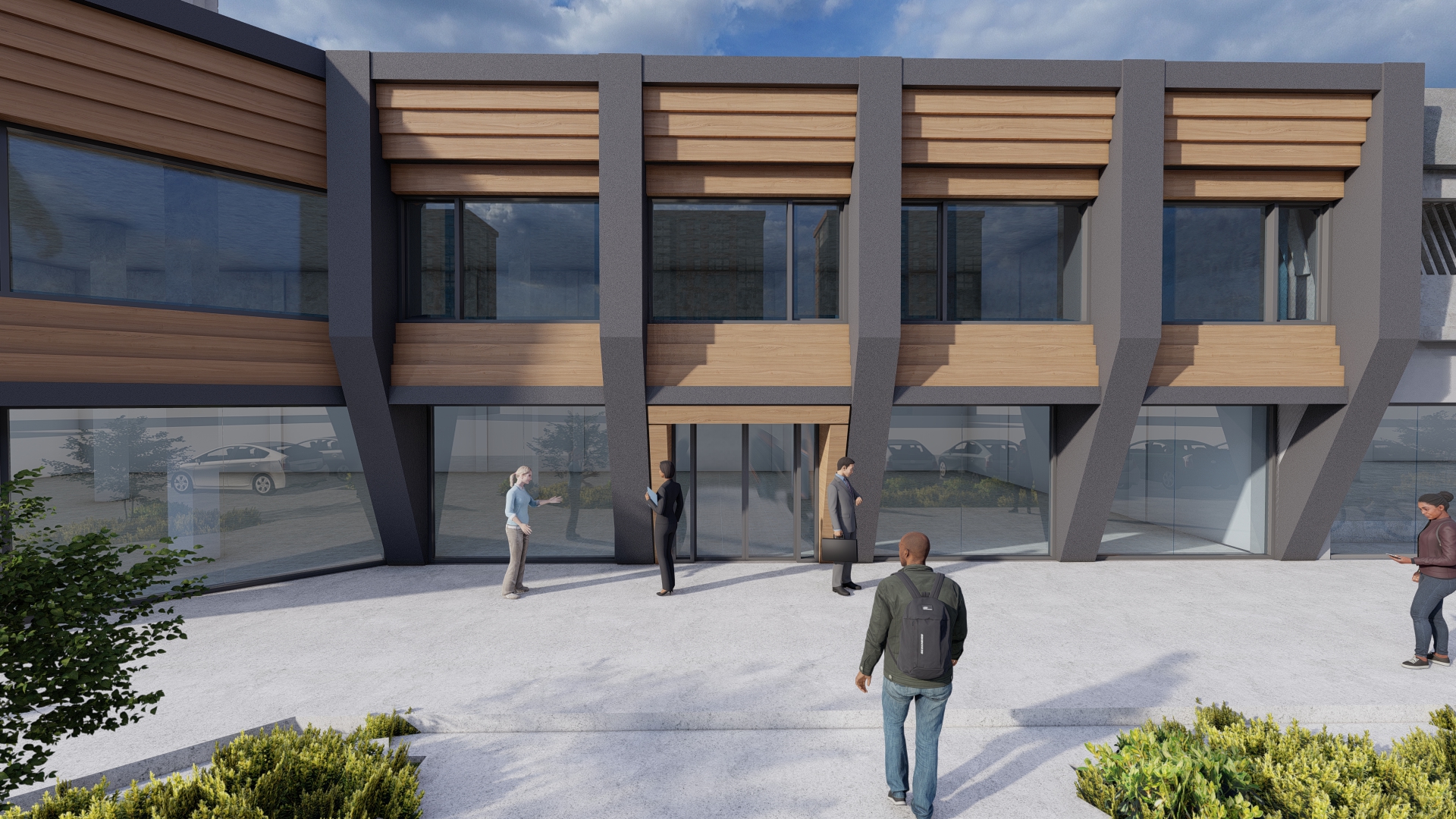 1978 年建筑翻新，打造商业适用的立面设计-7