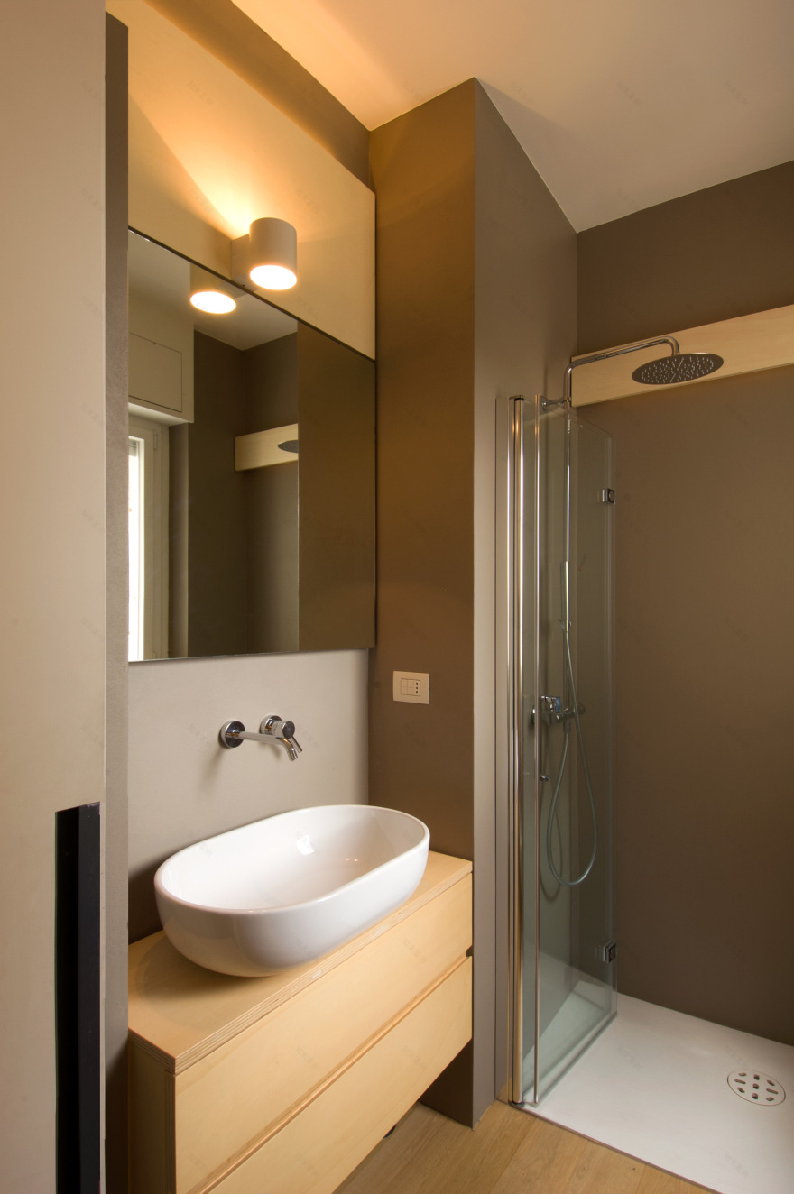 简约实用,功能齐全的家庭工作室公寓改造-15