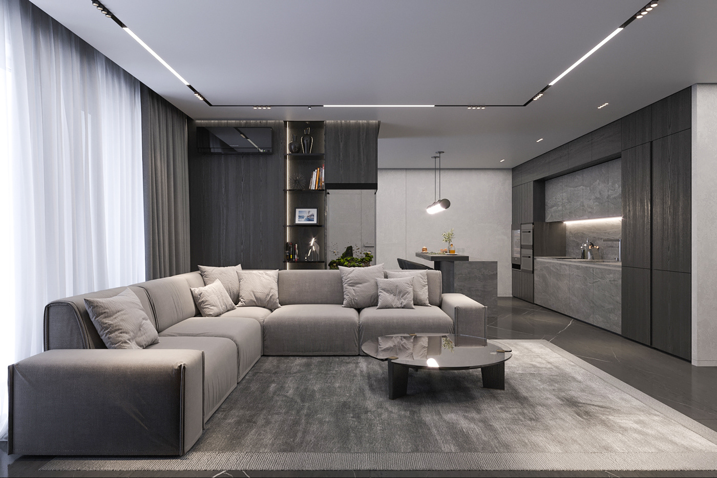 现代平层设计|乌克兰-0