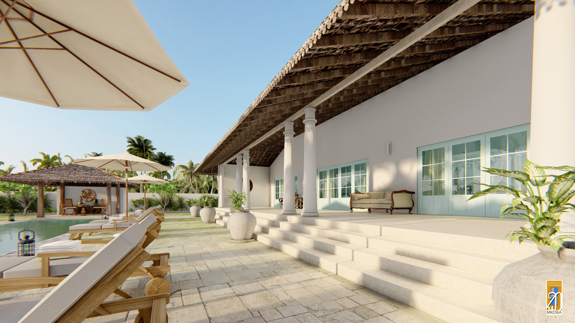 海滩边的殖民魅力·塔尔佩拟议精品别墅-0