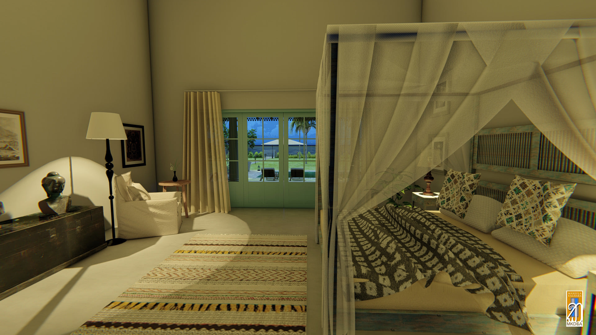 海滩边的殖民魅力·塔尔佩拟议精品别墅-20