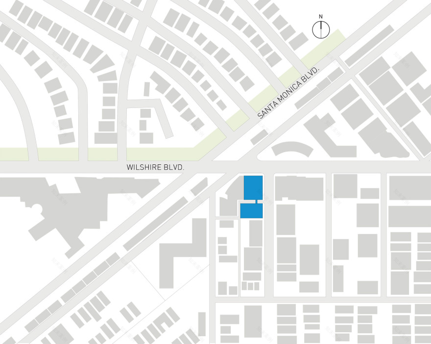 洛杉矶 Gores Group 总部大楼,玻璃立面与室内互动的巧妙融合-25