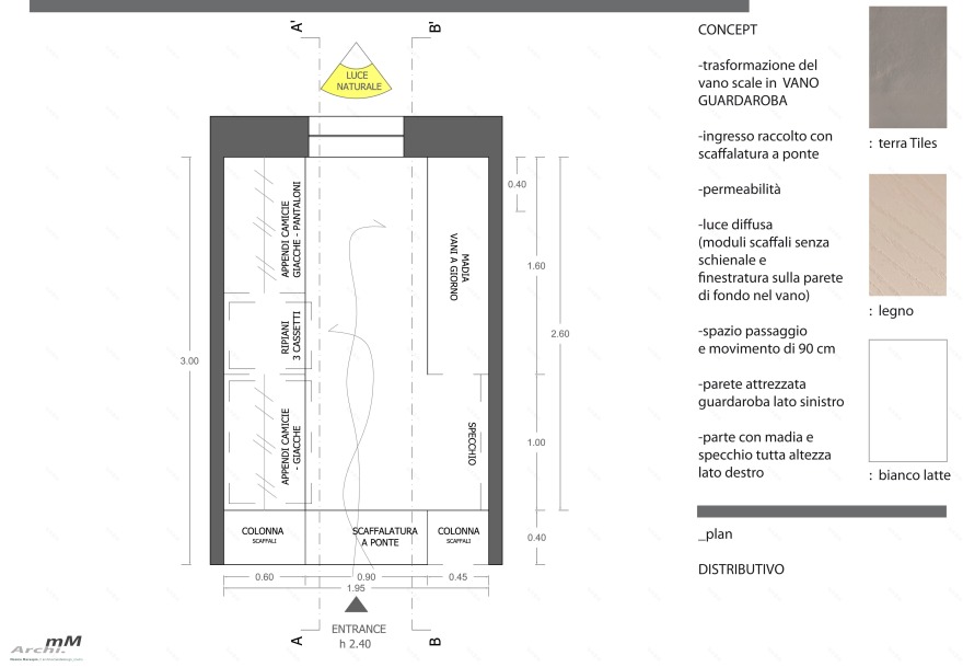 别墅楼梯间变衣帽间,"桥"式设计打造优雅生活空间-4