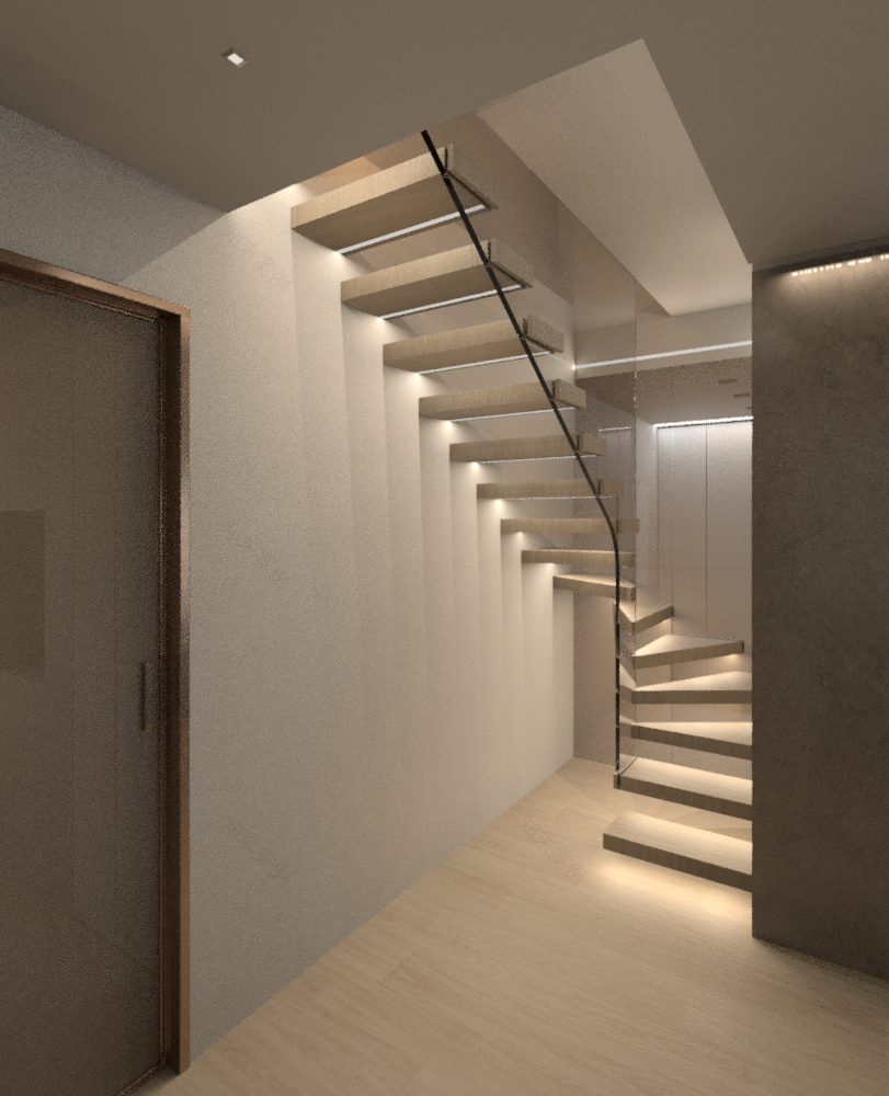 米兰双层公寓现代翻新,结构改造与复古元素完美融合-12