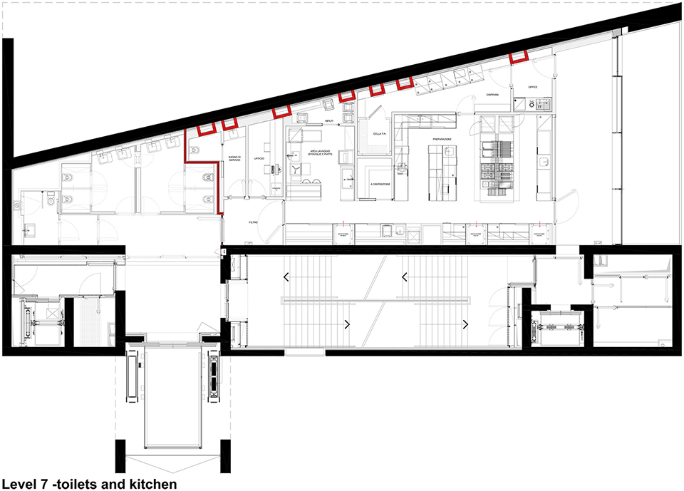 Prada基金会Torre大楼，米兰/为简单的体量赋予显著的空间差异性-59